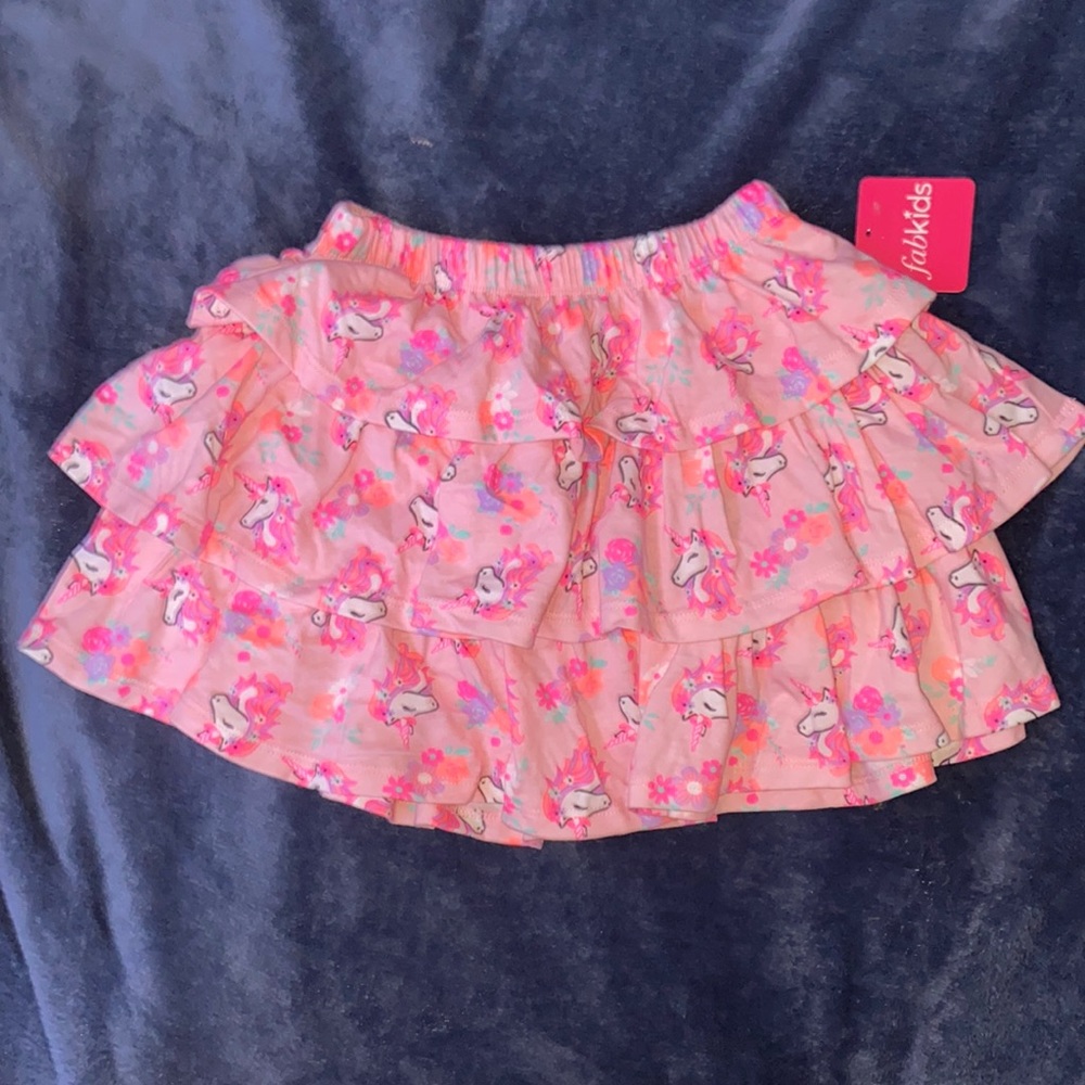Pink unicorn skirt